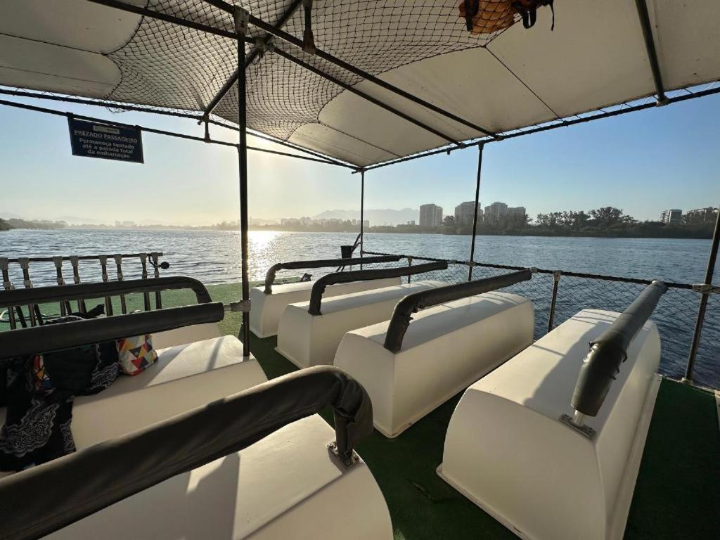 Barra Da Tijuca - 508 - De Frente Para Maravilhosa Piscina - Estacionamento Gratuito - Academia Comphania Atletica - Balsa Para Praia Gratis - Microondas - Geladeira Grande - Recepcao 24Horas - Wi-Fi - Com Pia Río de Janeiro Exterior foto